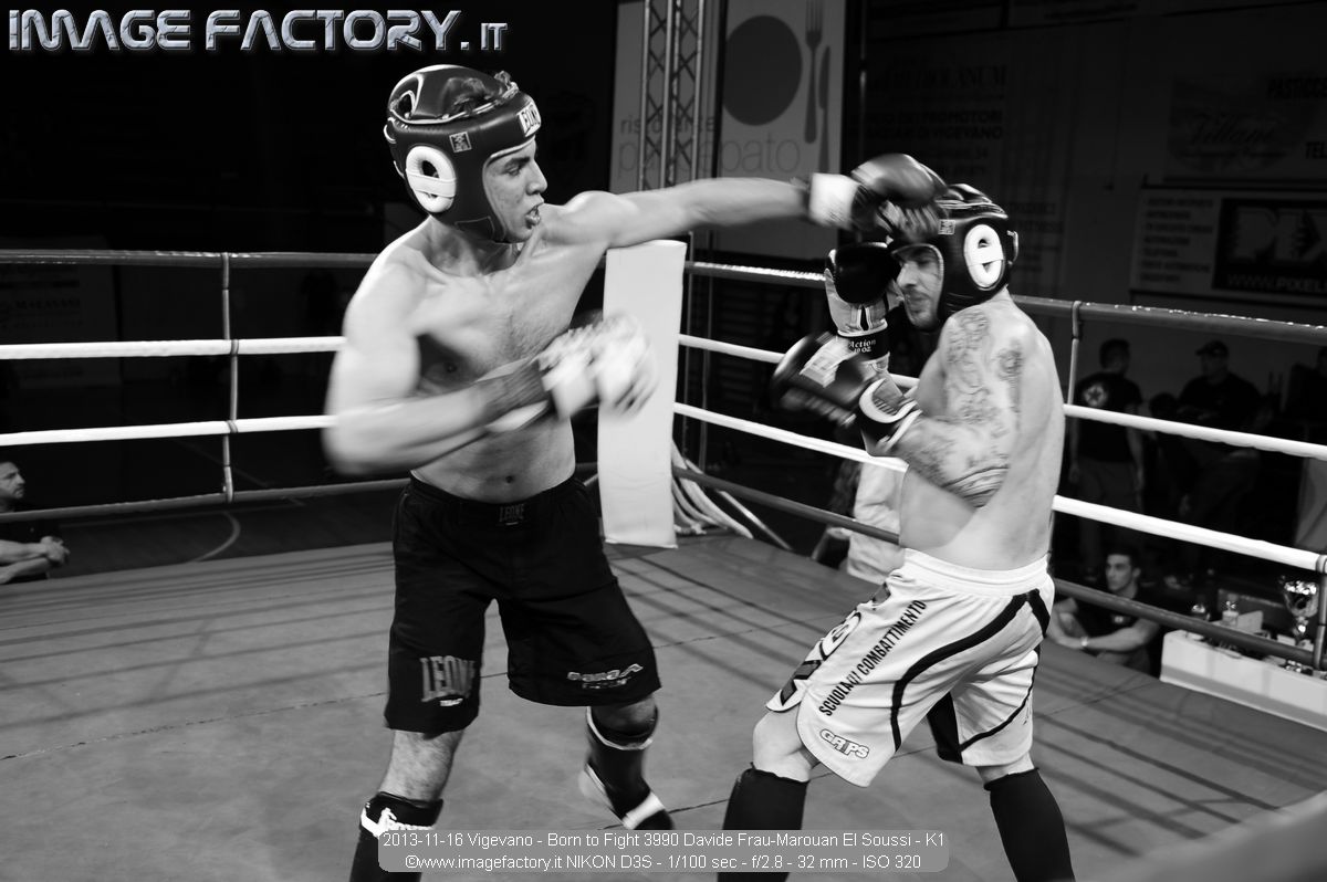 2013-11-16 Vigevano - Born to Fight 3990 Davide Frau-Marouan El Soussi - K1